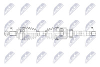 NTY Antriebswelle NPW-RE-261 FüR Renault Kangoo FW0 2 KW0 Tce 115 FW02 FW14 KW02