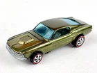 Hot Wheels Redline HK Custom Mustang Olive -- Restored