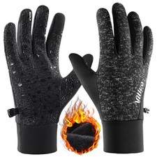 Winter Running Gloves Touch Screen  Anti-Slip Warm Thermal Gloves for Women Men