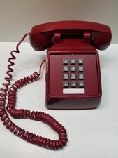 Petro Phone CT-N8020 Red Touch Tone Phone - Excellent condition with longer cord