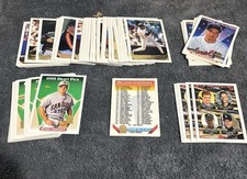 1993 Topps Baseball Gold Partial Set + Inaugural Gold Cards. CommonsPACK FRESH