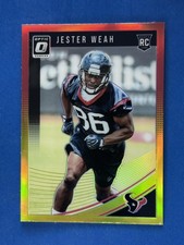 2018 Donruss Optic Red and Yellow #143 Jester Weah Houston Texans