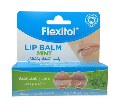 Flexitol Lip Balm (Mint), Deep Relief for Very Dry and Cracked Lips