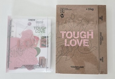 SHINee Onew   Tough Love Album Set (Note Ver + Photobook Ver)   New / Sealed