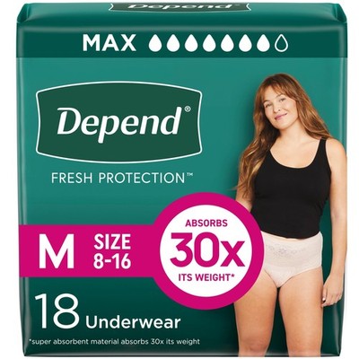 Fresh Protection Adult Diapers, Incontinence & Postpartum Bladder Leak Underwear
