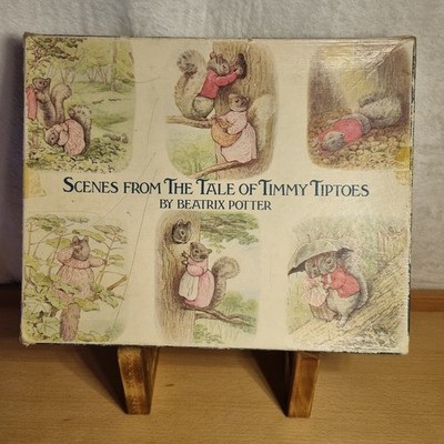 Beatrix Potter Szenen aus der Geschichte von Timmy Tiptoes 42 Teile Holzpuzzle 1979