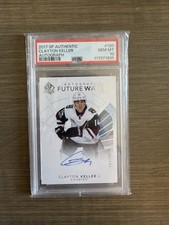 2017-18 SP AUTHENTIC CLAYTON KELLER FUTURE WATCH AUTO /999 PSA 10 UTAH