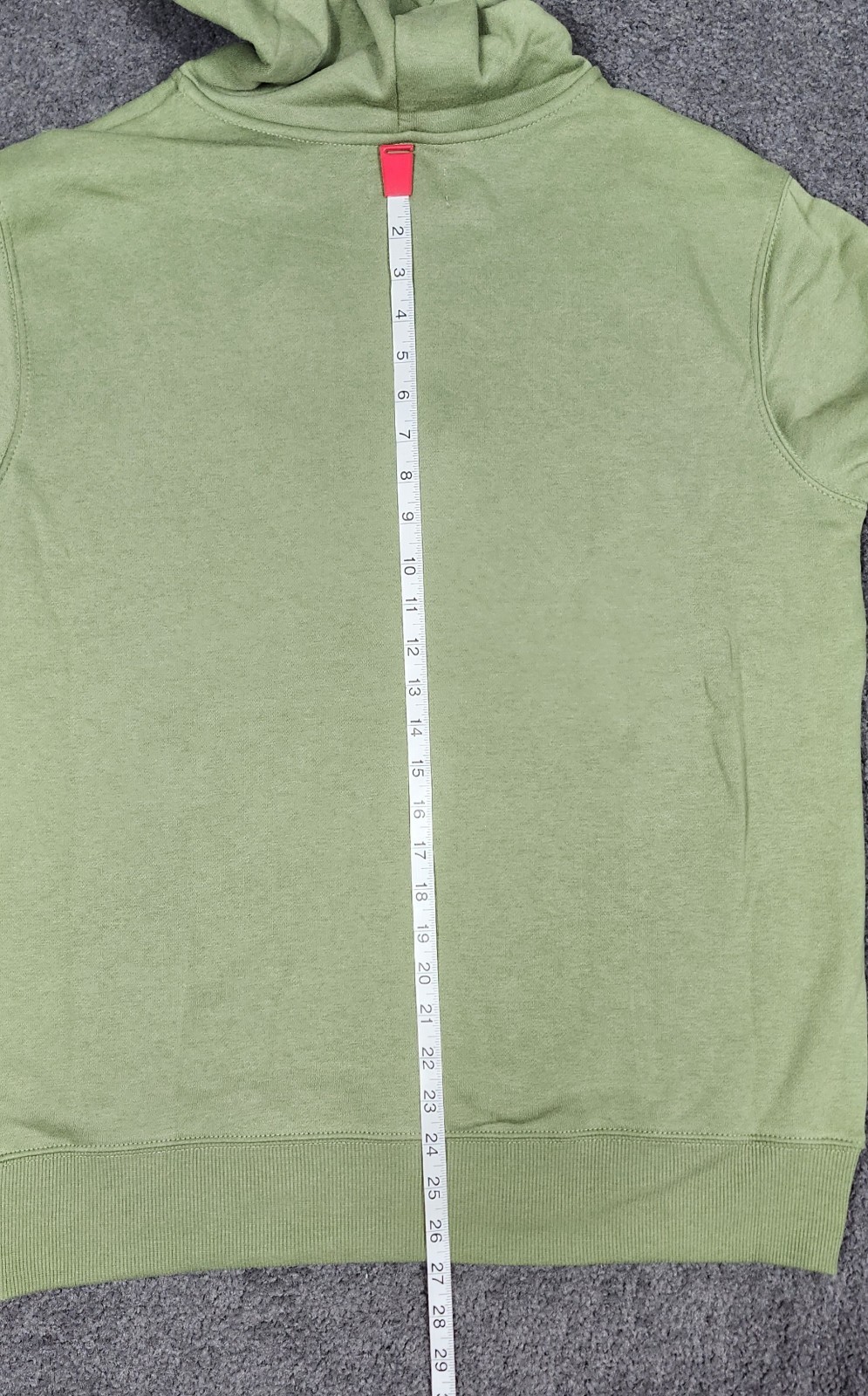 Men's Hoodie L Green Goodfellow Zip Up Soft Fleece Standard Fit Sweatshirt