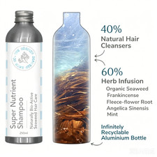 Cornish Seaweed Bath Co Super Nutrient Shampoo / Conditioner 280ml