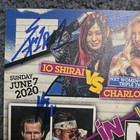 NXT SIGNED IN YOUR HOUSE 2020 EVENT POSTER -  16 Autos /100 RHEA SHIRAI FINN — photo 5