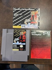Romance of the Three Kingdoms Nintendo NES Complete CIB with Poster!!