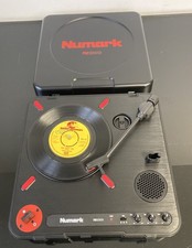 Numark - PT01 Scratch, Portable Turntable with DJ Scratch Switch, Built-In Speak