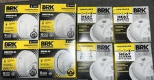 Lot of 8 NEW BRK 4 heat 1 smoke and 3 combination With Battery Back-up 