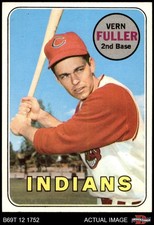 1969 Topps #291 Vern Fuller Indians 7.5 - NM+