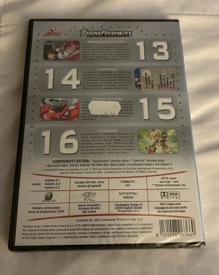 Transformers Robots in Disguise Vol 4 DVD Italian Special Edition NEW - Image 3 of 3