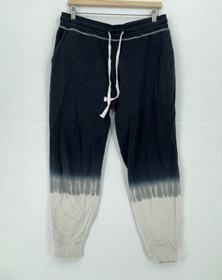 Rails Charcoal Dip Dye Tie Dye Oakland Drawstring Jogger Sweatpants Sz XL
