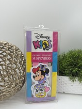 Vintage Disney Kids Minnie Mouse Pink Children's Adjustable Suspenders Sealed