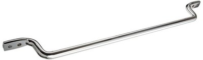Lot of 16 Monroe Steel Non Threaded Pull Handle, Round Grip, Chrome, 12-1/8''