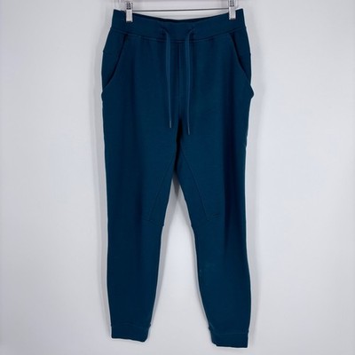 Lululemon City Sweat Jogger Mens Small Teal Blue Tapered Athletic Pants Active