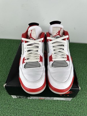 Size 11.5 - Jordan 4 Retro OG Mid Fire Red - OG Box 194499969983| eBay
