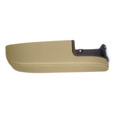Door Panel Armrest Leather Synthetic Cover Beige Front Left Side Front Right