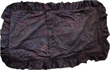 RALPH LAUREN FARLEIGH BLUE PAISLEY New Vintage King Pillow Sham Ruffle Rare HTF