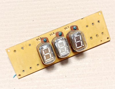 3pcs + 3pcs ( PL31A-P Socket + IV-22 )  VFD INDICATOR nixie clock tube on board