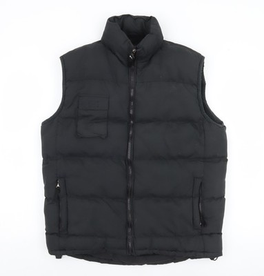 Blue Lake Herren Weste schwarz Puffer M wasserabweisend gefüttert