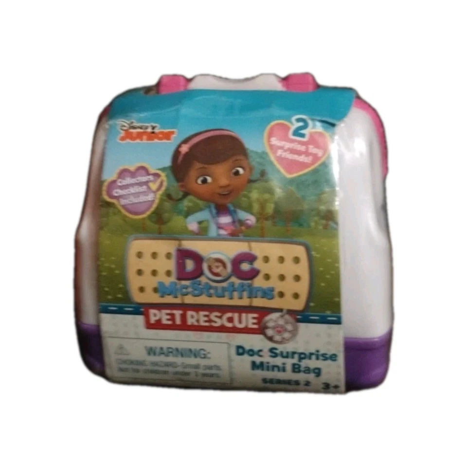 Disney Doc McStuffins Serie 1 Juguete Hospital, Serie 2 Mascotas Rescate Doc Mini Bolsa Foto 3 de 4