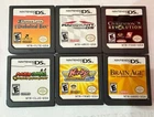 New ListingLot Of 6 Nintendo DS Games Mario & Luigi Kirby Brain Age Civilization Brain Age