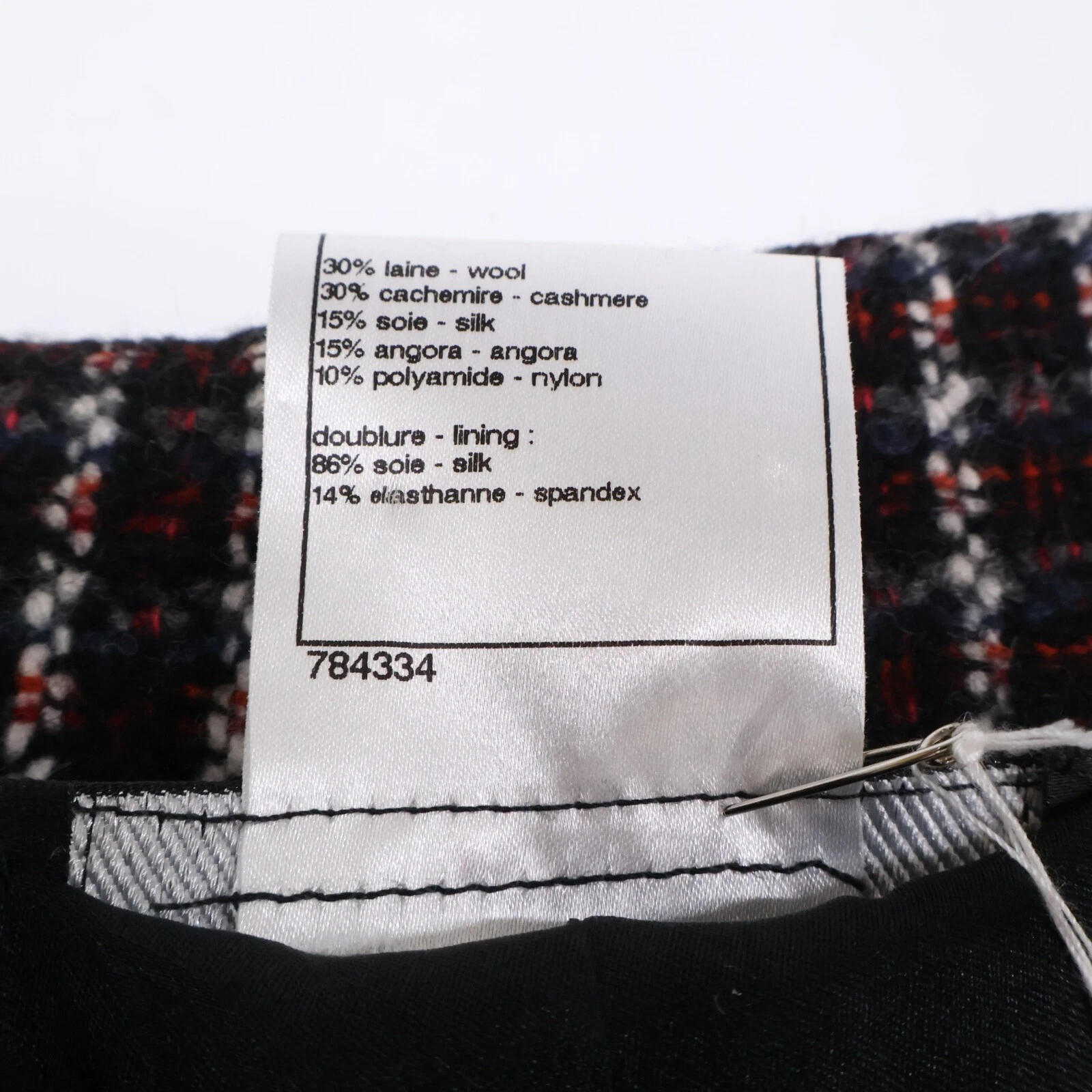 Giacca sartoriale Chanel 08A P33861V24329 cashmere tweed 1B 34 blu navy r5_0713