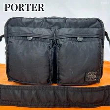 Porter Tanker Shoulder Bag, Body Bag, Nylon, Black kaban JP item