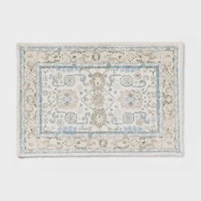 24"x36" Oversized Medallion Bath Rug Cream - Threshold
