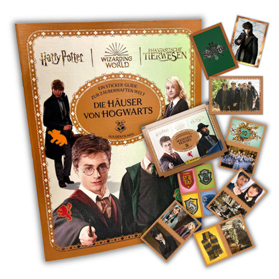 Harry Potter Sticker Guide | Die Häuser von Hogwarts | Fehlende Sticker aussuche