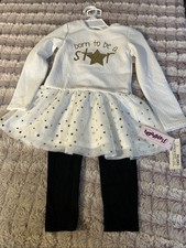 Flapdoodles 2 Pc Born To Be A Star Outfit Size 5