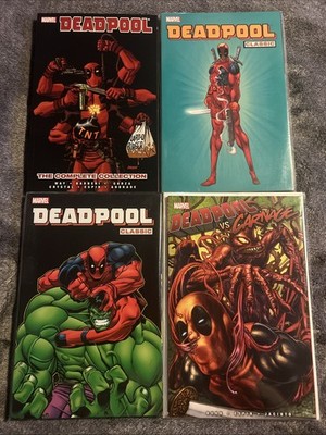 Deadpool VS Carnage - Deadpool Classic Vol 1 & 2 Deadpool Complete Graphic Novel