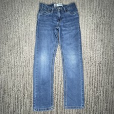 Levis Size 10 Reg Boys Jeans 511 Performance Slim Mid Rise Blue Denim