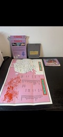 KOEI Romance of the Three Kingdoms II Strategy Historical NES NTSC-U/C Map