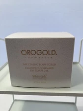 orogold cosmetics 24k classic body scrub 9.7 oz new/sealed