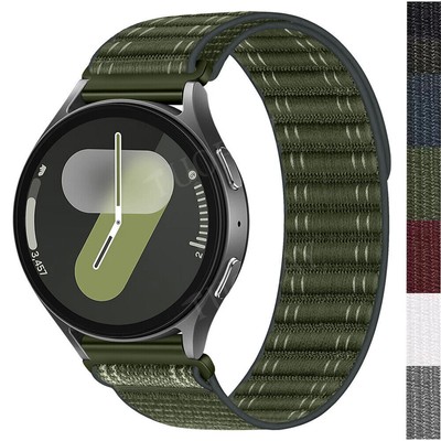 DE Nylon Armband Loop für Samsung Galaxy 7 6 5 4 3 FE Classic Pro Active 20 22mm