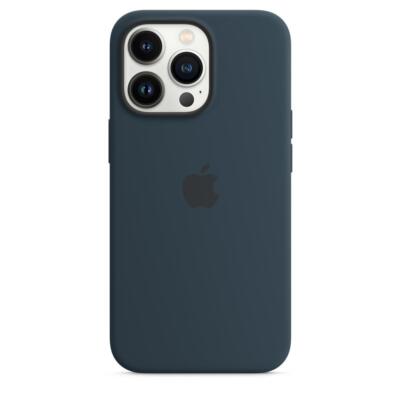 Original Apple iPhone 13 Pro Silikon MagSafe Case / Cover - Abyss (Blau) - Neu