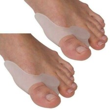 2X Gel Silicone Bunion Corrector Toe Protector Straightener Spreader Separator