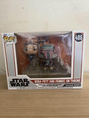 Funko Pop Star Wars #486 BOBA FETT AND FENNEC ON THRONE (58391)
