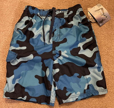 Kanu Surf Boys' Specter Quick Dry UPF 50+ Beach Swim Trunk, Troy Navy/White, 7 in Kenya | Board Shorts