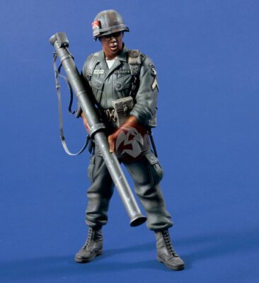 Verlinden 120mm (1/16) US M20 Bazooka Gunner in Vietnam War [Resin