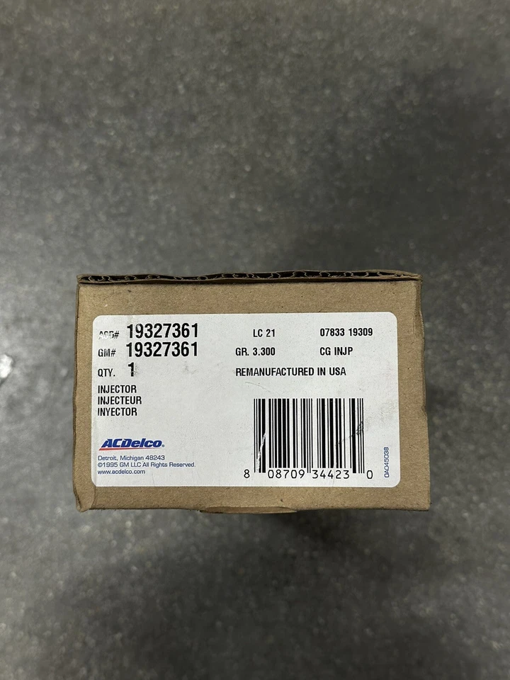 ACDelco 19327361 Professional Fuel Injector Assembly, Remanufactured (2001-2004) - Image 2 of 4