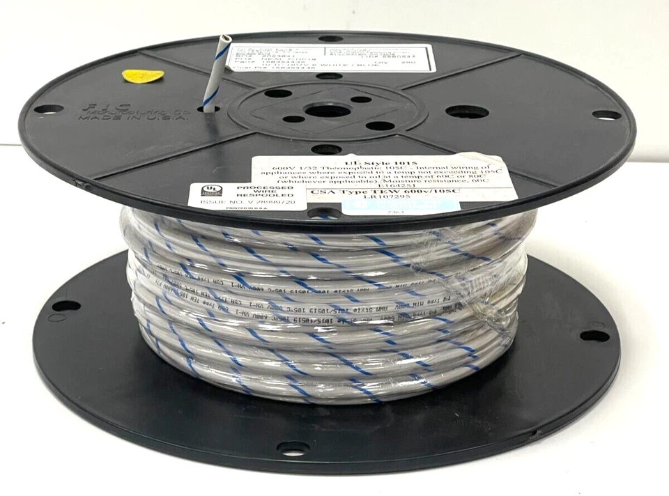 CABLE ALLIED WIRE AND CABLE INC. 10 1C H07V-K BLANCO/AZUL 158354435 Foto 3 de 4