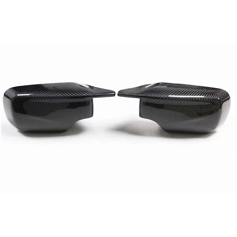 1Pair Car Rear View Side Mirror Cover For BMW E46 325i 330i 1998-05 Carbon Fiber — 第 2/4 张图片