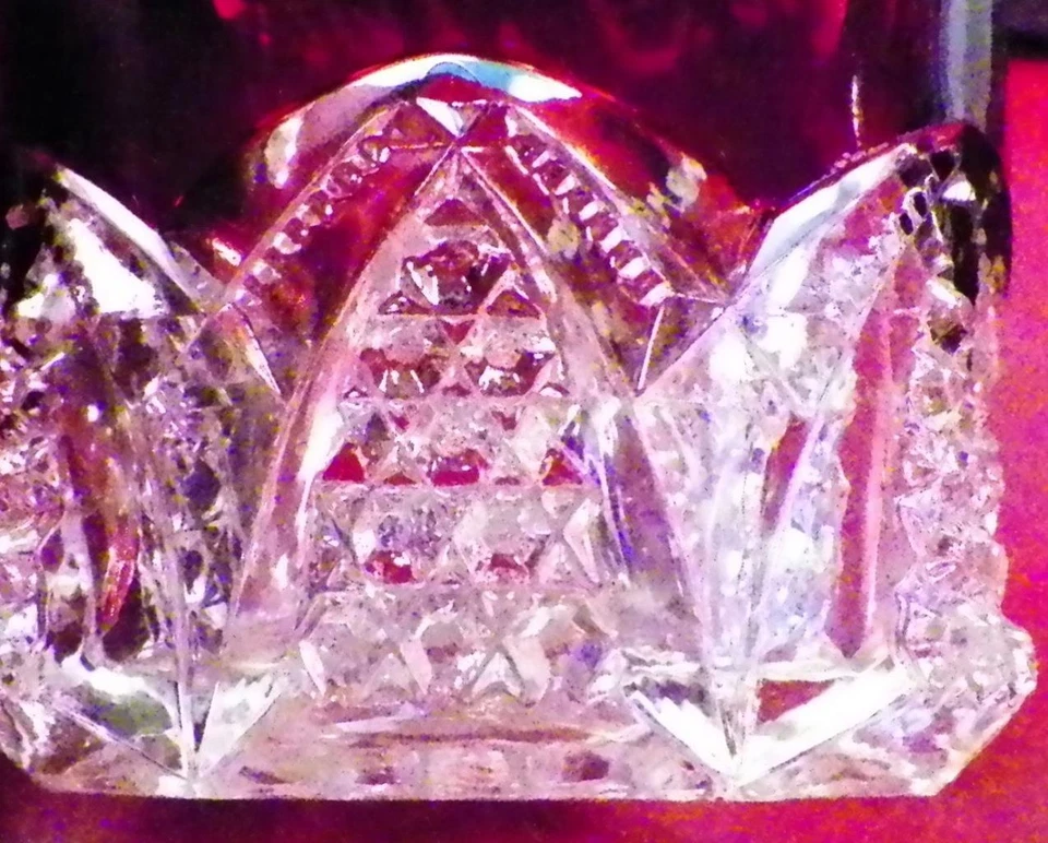 Ruby Stain Mug Button Arches Duncan's Sons #39 Catherine Pifer EAPG Antique 1897 - Image 4 of 4