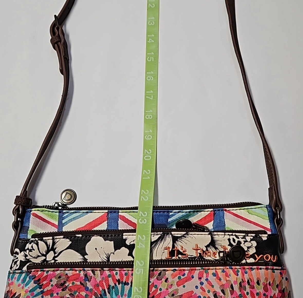 Desingual multiprint sling bag - image 10